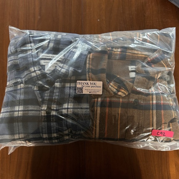 Men's Flannel 4-Pack Shirts, Sz M, Gorpcore Casual - Picture 9 of 9